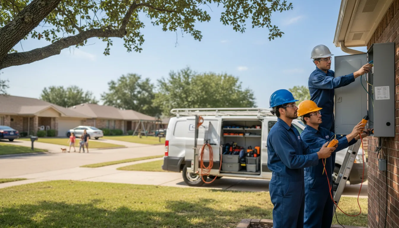 Certified electrician providing emergency electrical services in Hallwood, VA